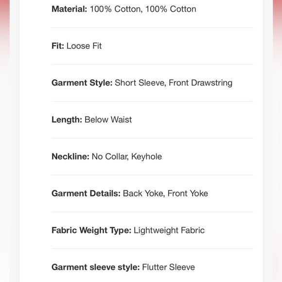 Women's Flutter Short Sleeve Embroidered Top - Picture 3 of 3